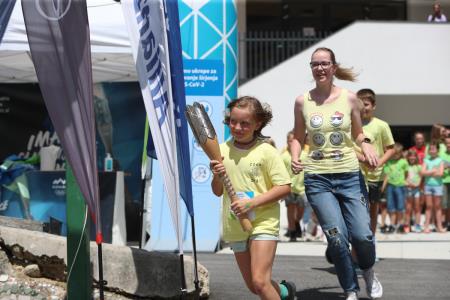 Slovenska bakla na obisku v Lučah